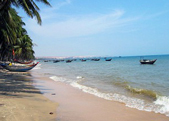 Stranden Mui Ne Beach vid Phan Thiet