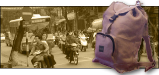 Tips om packning och ryggsäck för att resa i asien och Vietnam