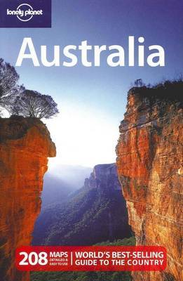 Australia Lonely Planet - Australien guidebok och karta resebok reseguide till resan