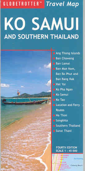 Ko Samui och Sdra Thailand Globetrotter Karta - Australien guidebok och karta resebok reseguide till resan